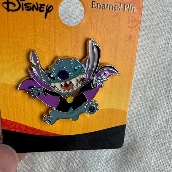 Loungefly Disney Stitch Enamel Pin - Blue and Purple - Picture 2 of 5